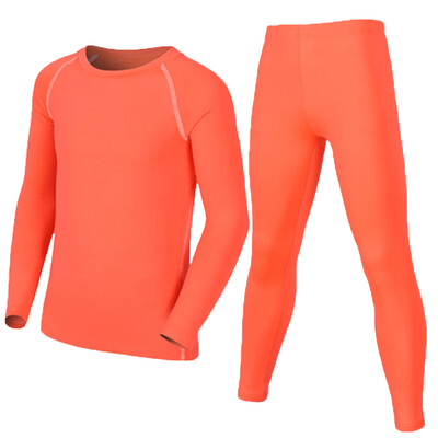 Деца Дете Момче Момиче Conproression Ски Комплект бельо Фитнес Ски Сноуборд Спорт Бягане Туризъм Упражнения Джогинг костюм 19