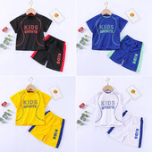 Bērnu uzvalks ar īsām piedurknēm balles uzvalks zēniem sporta apģērbs meitenēm ātri žūstoši elpojoši šorti vidējiem un lieliem bērnu apģērbiem