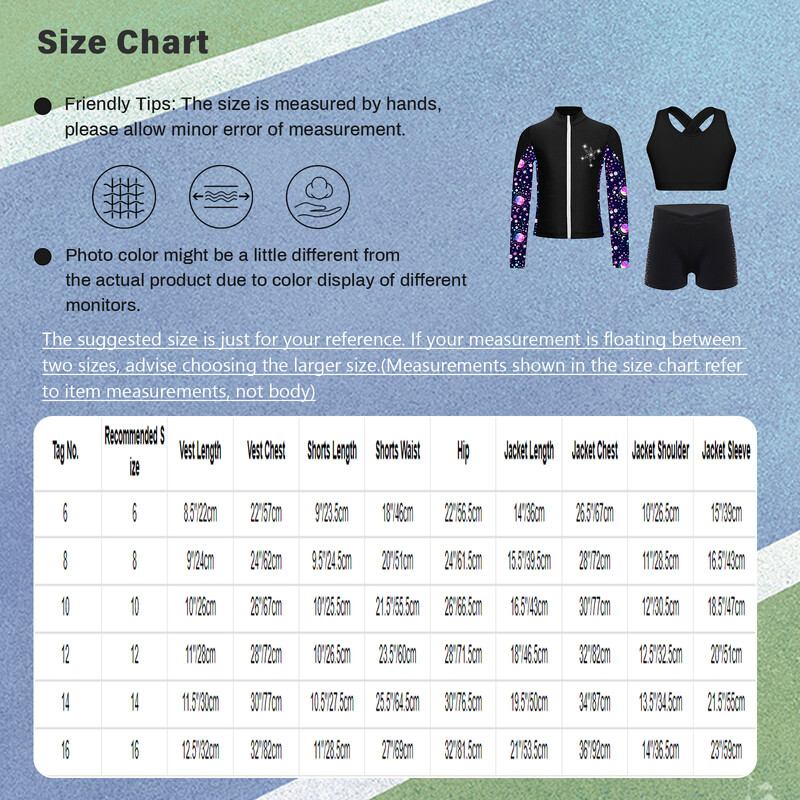 Детски спортен комплект за момичета Детски анцуг Комплекти за йога Горнища Къси панталони Яке с цип Тийнейджърски екипи за гимнастика Фитнес спортни костюми