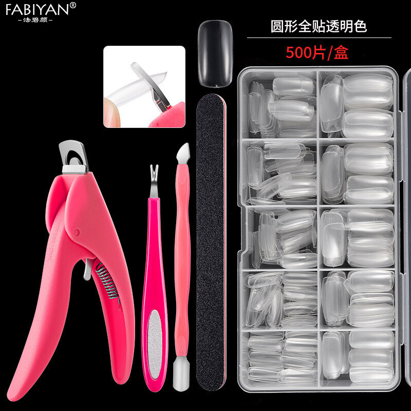 Manikiūro įrankių didelis rinkinys prancūziškos nagų kirpimo priemonės „Dead Skin Fork“ rinkinys, plieninės šlifuotos juostos presavimo įrankis
