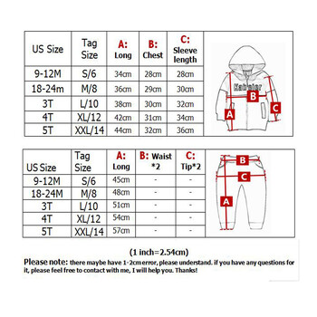 Детски дрехи Бебе момче Качулки с букви Комплекти панталони Ежедневна мода Пролет Есен Облекло за бебета Детски костюм за малко дете 1 2 3 4 5 години