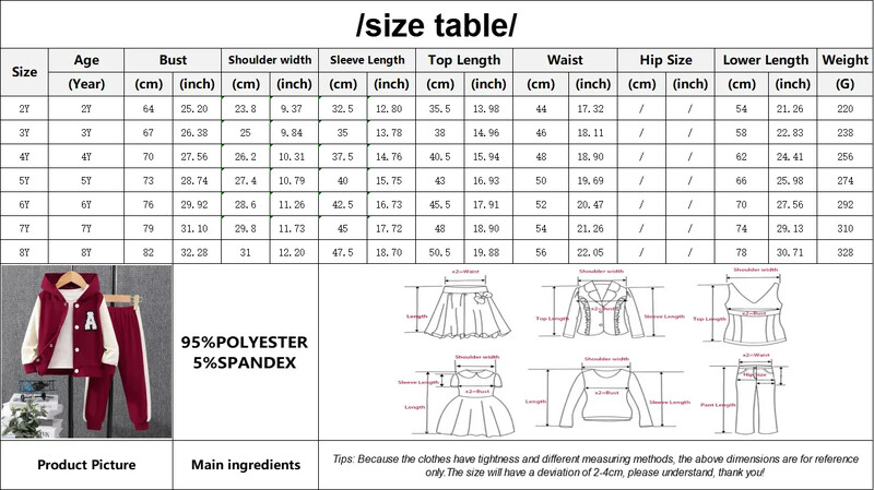 Детски комплект дрехи 2024 Пролетно момиче 2-8 години Кариран костюм за момче с дълъг ръкав и качулка Зимно палто 2 бр. Детски костюм