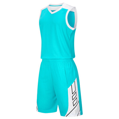 Нова модна дишаща детска студентска баскетболна униформа за 2024 г. Мъжки тренировъчен лагер Състезателна екипна униформа Фланелка