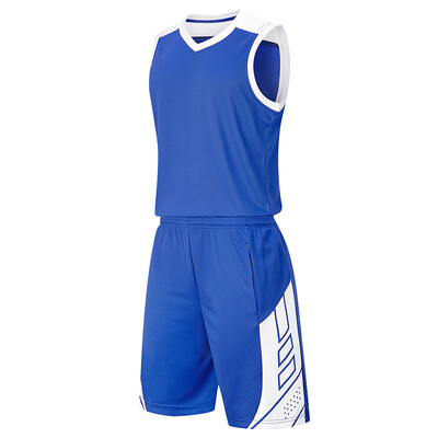 Нова модна дишаща детска студентска баскетболна униформа за 2024 г. Мъжки тренировъчен лагер Състезателна екипна униформа Фланелка