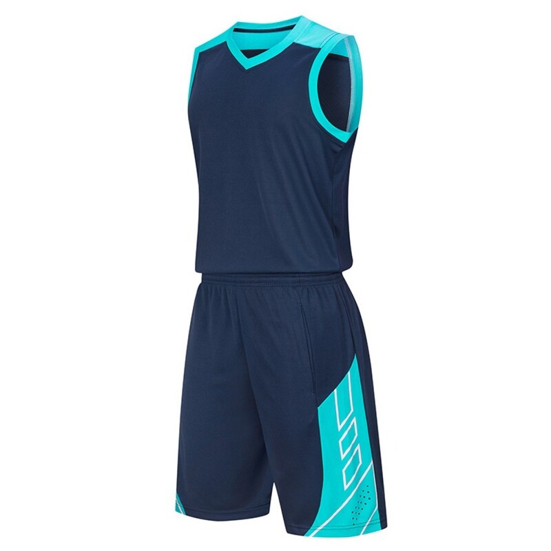 Нова модна дишаща детска студентска баскетболна униформа за 2024 г. Мъжки тренировъчен лагер Състезателна екипна униформа Фланелка