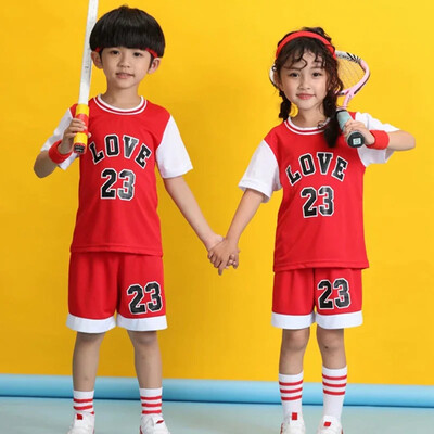 Kid Lsport 23 # Basketbol Set Meisjes Basketbal Jersey Uniform Ademend Kind Sport Krekli Šorti Basketbal Team Kleren