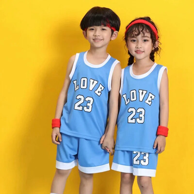 Kid Lsport 23 # Basketbol Set Meisjes Basketbal Jersey Uniform Ademend Kind Sport Krekli Šorti Basketbal Team Kleren