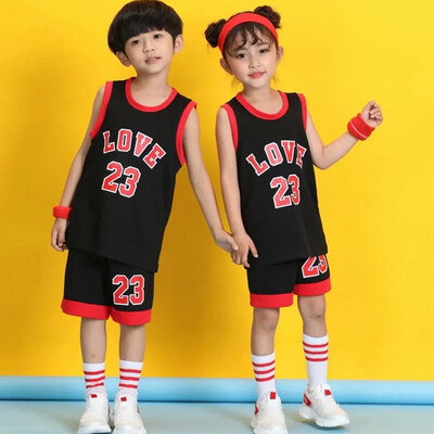 Kid Lsport 23 # Basketbol Set Meisjes Basketbal Jersey Uniform Ademend Kind Sport Krekli Šorti Basketbal Team Kleren