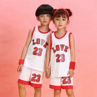 Kid Lsport 23 # Basketbol Set Meisjes Basketbal Jersey Uniform Ademend Kind Sport Krekli Šorti Basketbal Team Kleren