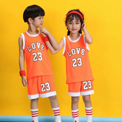 Kid Lsport 23 # Basketbol Set Meisjes Basketbal Jersey Uniform Ademend Kind Sport Krekli Šorti Basketbal Team Kleren