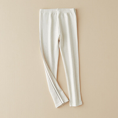 2024 Нови есенни раирани спортни панталони за момичета Детски панталони с широки крачоли със странични райета Детски десен Еластични клинове