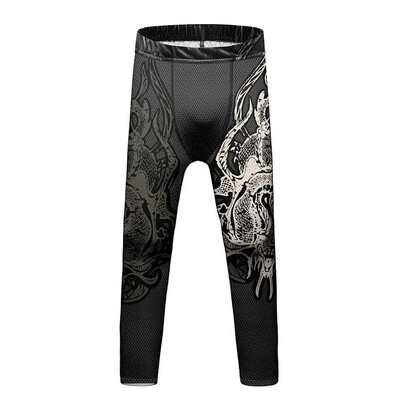 Детски боксови панталони Момчета Muay Thai Jiu Jitsu клинове Детски MMA BJJ Панталони за кикбокс Тренировка за упражнения Спортни панталони за бягане