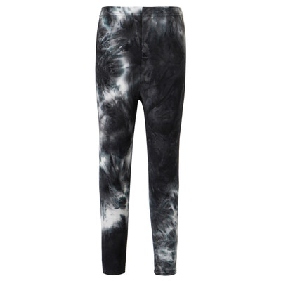 Детски танцови тренировъчни дрехи за бягане Момичета Tie Dye Print Еластична талия Еластичен панталон Slim Fit Клинове Панталони Спортни ежедневни панталони