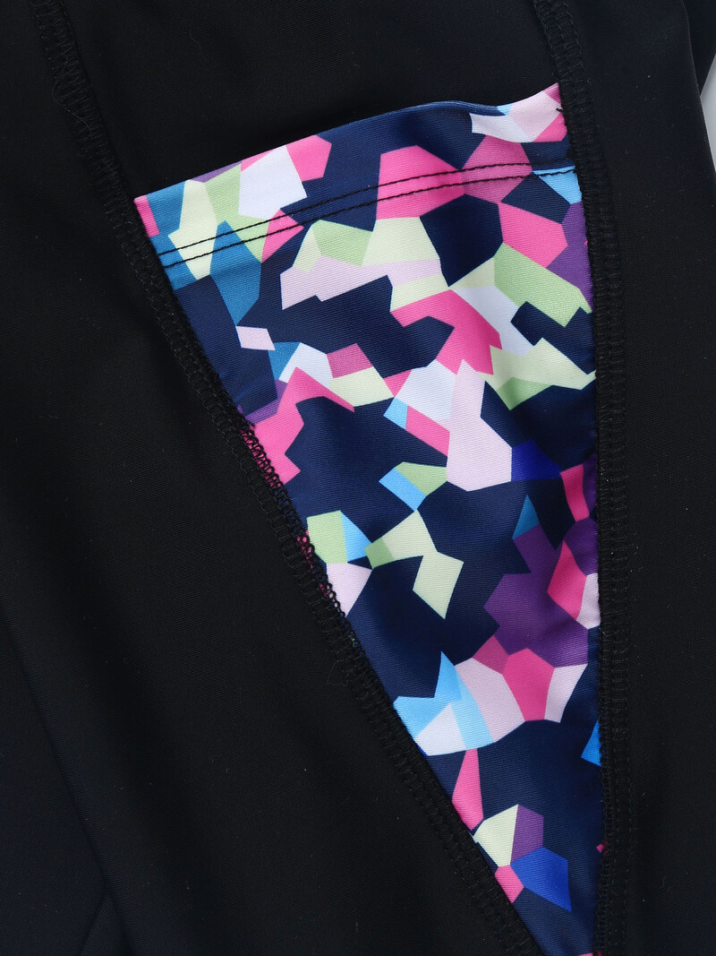 Mergaičių, vaikų bėgimo sportinė apranga Kvėpuojanti aktyvi apranga šortai jogos treniruočių kelnės aukštu juosmeniu Treniruotės bėgimas su dviem šoninėmis kišenėmis