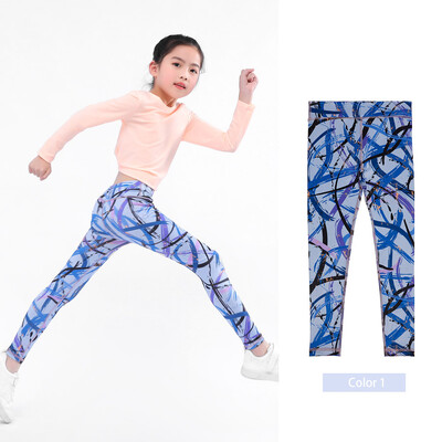 SheeCute djevojačke tajice sa širokim pojasom u struku Uske hlače za vježbanje s printom visokog struka GYM022