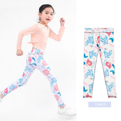 SheeCute djevojačke tajice sa širokim pojasom u struku Uske hlače za vježbanje s printom visokog struka GYM022