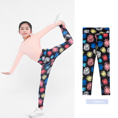 SheeCute djevojačke tajice sa širokim pojasom u struku Uske hlače za vježbanje s printom visokog struka GYM022