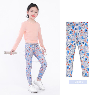 SheeCute djevojačke tajice sa širokim pojasom u struku Uske hlače za vježbanje s printom visokog struka GYM022