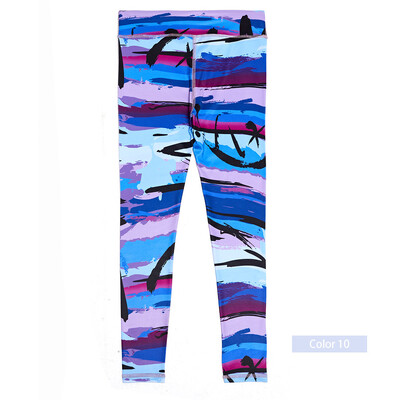 SheeCute djevojačke tajice sa širokim pojasom u struku Uske hlače za vježbanje s printom visokog struka GYM022