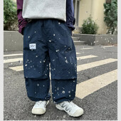 Modne ležerne vodootporne hlače za 2024. Bebe široke Cargo Nylor dječje trenirke Pantalones Informales Teenager Kids