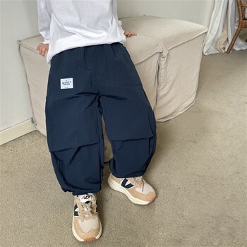 2024 Модни ежедневни водоустойчиви панталони Baby Loose Toddler Cargo Nylor Child Sweatpants Pantalones Informales Teenager Kids