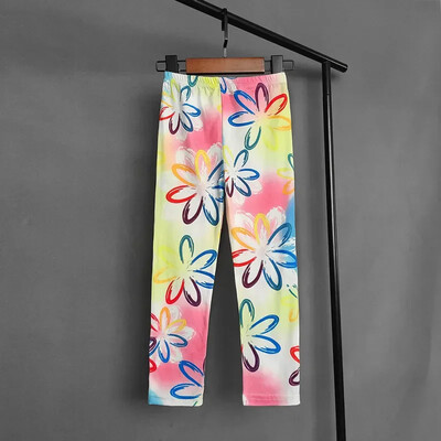 Sweet Girl Tajice s printom Dječje djevojčice Uske duge hlače Dječje proljeće ljeto Ležerne rastezljive uske pencil hlače Dječja odjeća