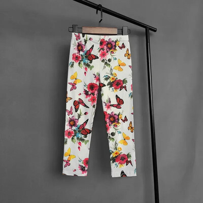 Sweet Girl Tajice s printom Dječje djevojčice Uske duge hlače Dječje proljeće ljeto Ležerne rastezljive uske pencil hlače Dječja odjeća