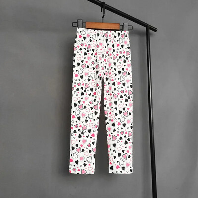 Sweet Girl Tajice s printom Dječje djevojčice Uske duge hlače Dječje proljeće ljeto Ležerne rastezljive uske pencil hlače Dječja odjeća