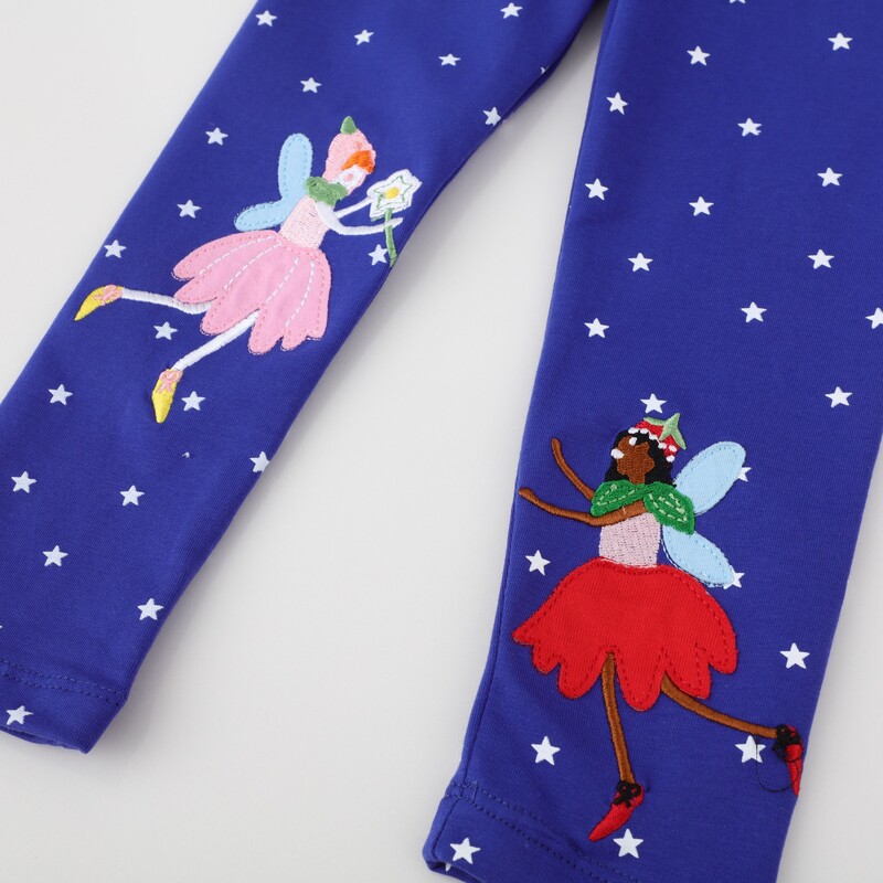 Κοριτσίστικα κολάν 2-7 ετών Βαμβακερά νήπια Βρεφικά στενά παντελόνια με ριγέ Παιδικά παντελόνια Κέντημα κινουμένων σχεδίων Παιδικά στενά σώβρακα