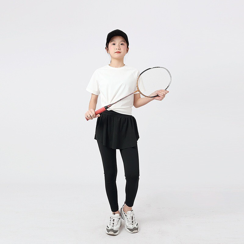 Κοριτσίστικα κολάν ψηλόμεσο τρέξιμο σπορ μακρύ καλσόν Παντελόνι ελαστικό χαριτωμένο άνετο παιδικό τένις γκολφ αθλητικά σκόρτσ για παιδιά