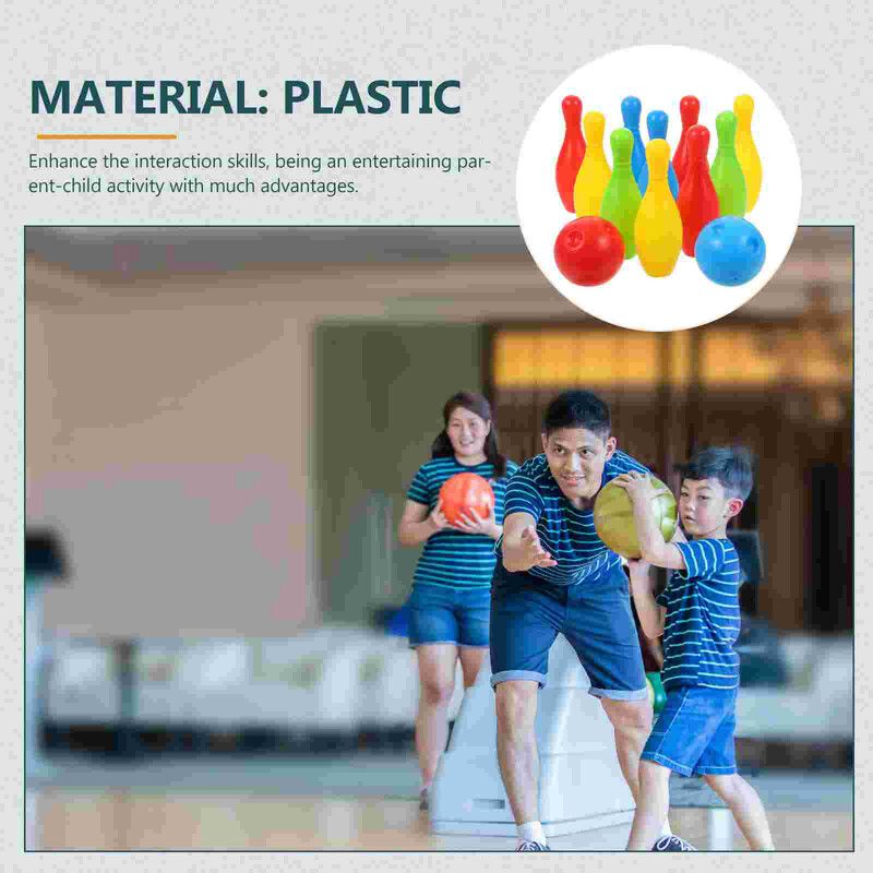 Laste keeglikomplekt sisaldab 10 klassikalist värvilist ja 2 palli, keeglikingitusi, alusharidust, sise- ja välimänge, sobib suurepäraselt