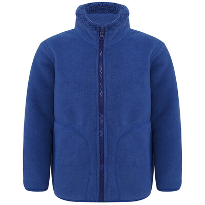 Djeca Djevojčice Dječaci Flis Sherpa jakna Trenirke Gornji dijelovi Ležerni samostojeći ovratnik Kaput s patentnim zatvaračem dugih rukava Jesen Zima Vanjska gornja odjeća