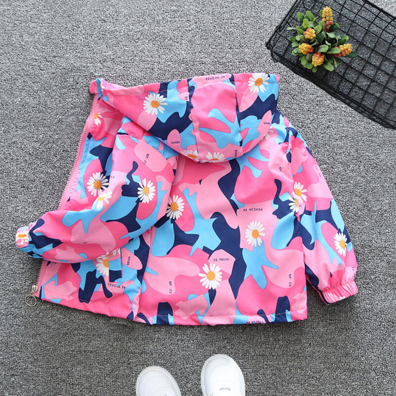 New Boy Windbreaker Camping Hooded παλτό Παιδικά αδιάβροχα μπουφάν πεζοπορίας με ζεστό φερμουάρ 2024 Αθλητικά ρούχα μπέιζμπολ κοριτσιών