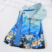 2024 New Teenager Outdoor Warm Outerwear Αθλητικά Ενδύματα Παιδικά Μπουφάν πεζοπορίας Φερμουάρ Μπέιζμπολ Στολή παλτό με κουκούλα αντιανεμικό