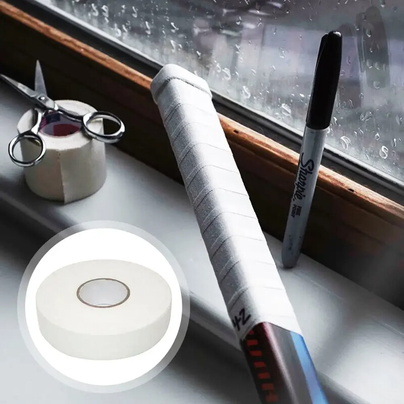 25M isekleepuv jäähoki teip 27 jardi jäähokikepi teip sulgpalli käepide jäähoki käepideme rull, libisemisvastane sporditarvikud