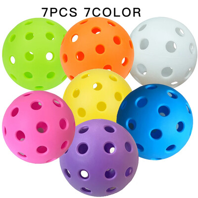 6/12/24Pcs Pickleball 74 MM TPE 40 rupa za vanjske kuglice za kiseljenje 26 g za vanjske igre za natjecanje Paketi kuglica za kiseljenje