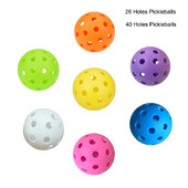 12 komada šarenih Pickleball 40 rupa i 26 rupa Izdržljive Pickleballs za trening i natjecanje za igru na otvorenom u zatvorenom prostoru