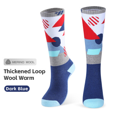 WEST BIKING Zimske termo dječje skijaške čarape Pamučne deblje tople sportske čarape Snow Boy Biciklističke skijaške čarape Dječje termo čarape