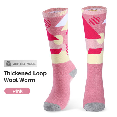 WEST BIKING Zimske termo dječje skijaške čarape Pamučne deblje tople sportske čarape Snow Boy Biciklističke skijaške čarape Dječje termo čarape