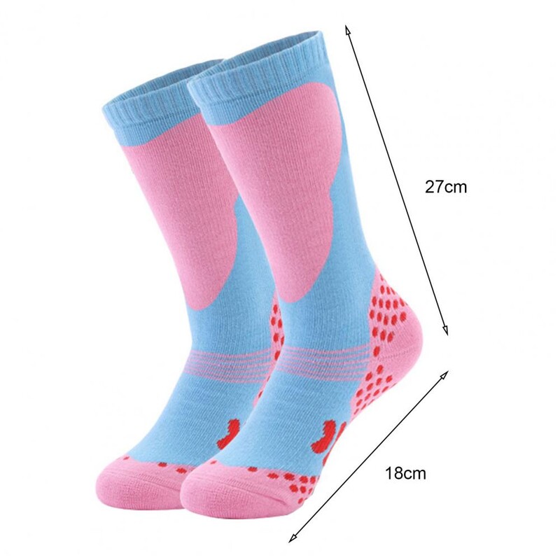 Dječje skijaške čarape Termalne dugačke dječje skijaške čarape za zimske sportove Podebljani pamuk za upijanje znoja za dječake