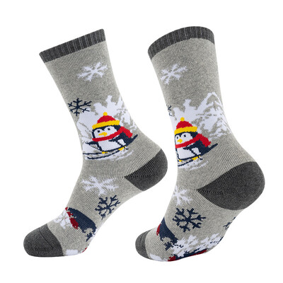 Șosete termice de iarnă pentru schi pentru copii, bumbac, mai groase, șosete sport calde, pentru băiat de zăpadă, pentru ciclism, pentru schi, șosete termopan elastice pentru copii