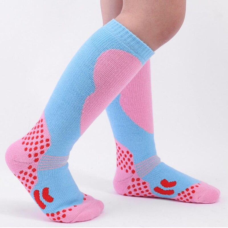 Skijaške čarape koje upijaju znoj Dječje skijaške čarape Dječje zimske skijaške čarape Termo pamučne duge cijevi Sportovi na otvorenom za dječake Djevojčice