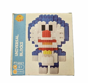 Конструктор Doraemon, Тип мини блокс, Пластмасов, 717 части