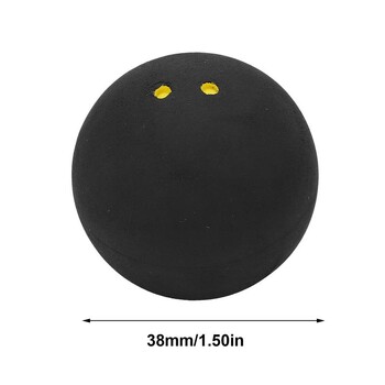 Double Yellow Point Squash Ball Rubber Squash Racquet Balls Squash Speed Training for Single Blue Double Yellow Dots Ball Squash