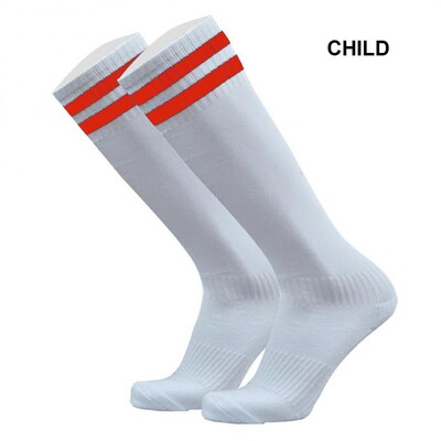3/2/1 чифт футболни футболни чорапи с бели черни райета за тийнейджъри, деца, момчета над прасеца, спортни чорапи за бейзбол, ръгби, дамски нови