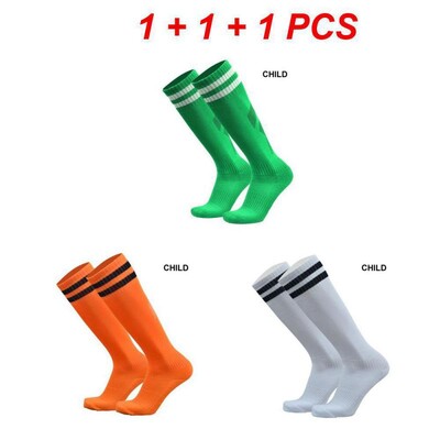 3/2/1 чифт футболни футболни чорапи с бели черни райета за тийнейджъри, деца, момчета над прасеца, спортни чорапи за бейзбол, ръгби, дамски нови