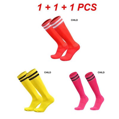 3/2/1 чифт футболни футболни чорапи с бели черни райета за тийнейджъри, деца, момчета над прасеца, спортни чорапи за бейзбол, ръгби, дамски нови