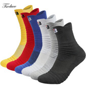 Ανδρικές αθλητικές κάλτσες Μαξιλάρι Terry Towel που απορροφούν τους κραδασμούς Μπάσκετ Ποδηλασία τρέξιμο πεζοπορία Κάλτσες τένις για γυναίκες Βαμβακερό μέγεθος 31-48
