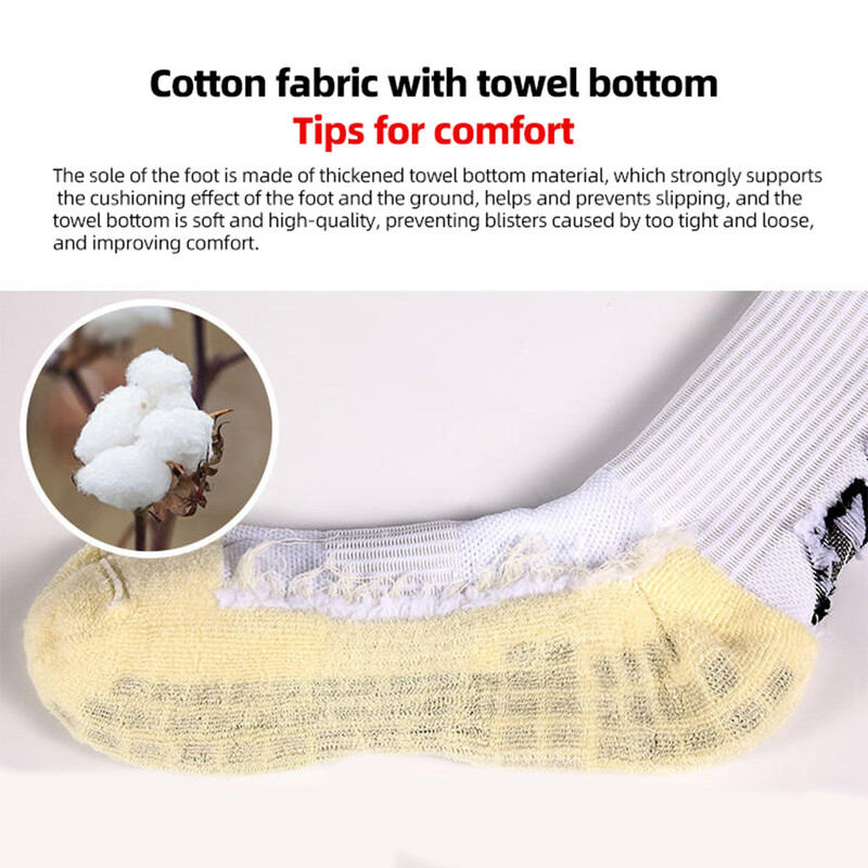 Libisemisvastased sokid Jooksmistreeningsokid Libisemiskindlad Korvpall Kulumiskindlad Jalgrattasõidud Sport Amortisatsiooniga hõõrdriba sokid