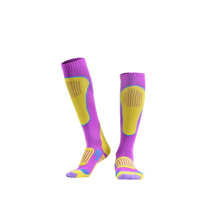 1 pāri ziemas kempings slēpošanas zeķes vīriešiem sievietēm garas siltas zeķes biezas kompresijas zeķes sporta snovbordam pārgājieniem termozeķes